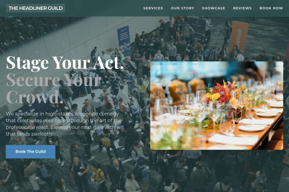 Roast Corporate Event