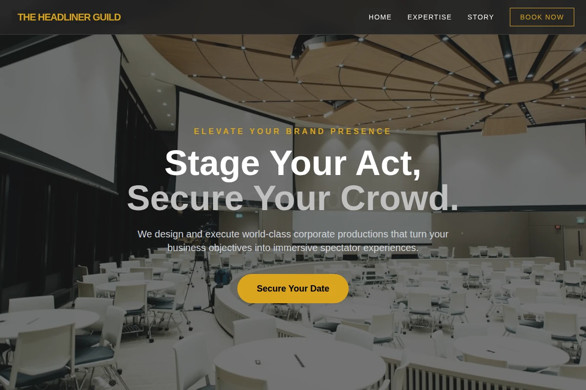 Backstage Corporate Event