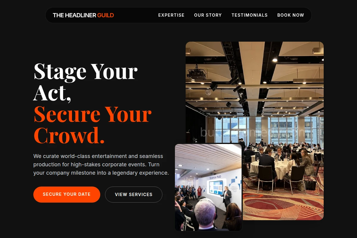 Booking Corporate Event