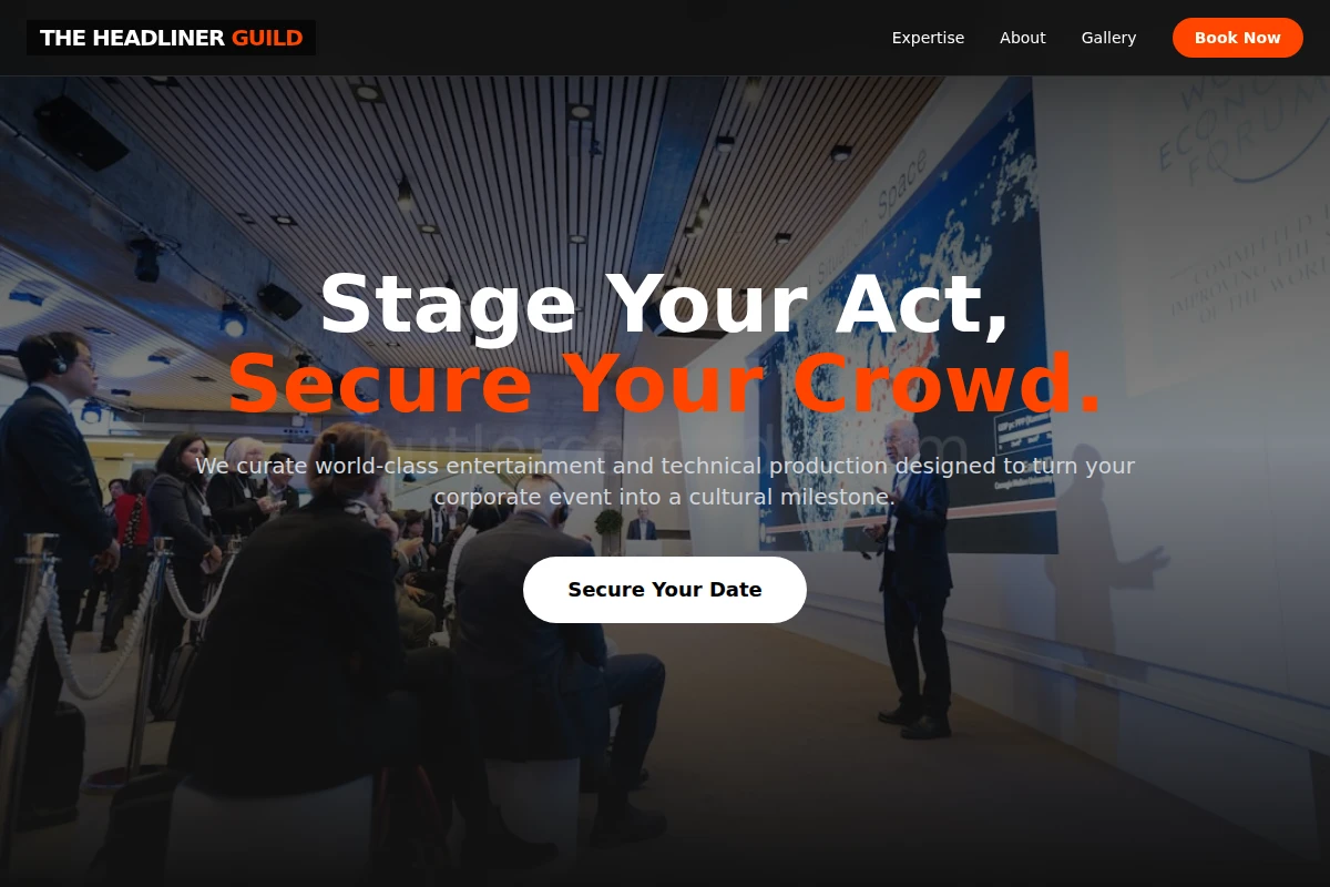 Headliner Corporate Event