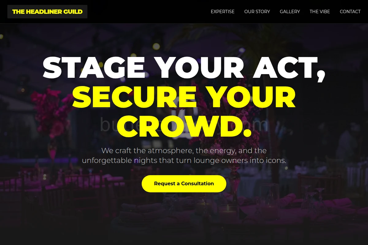Lounge Event Planning