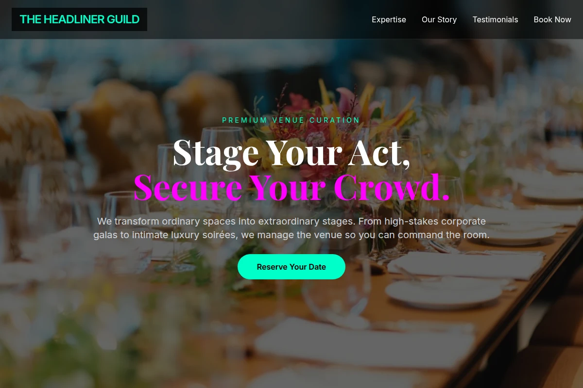 Venue Event Planning