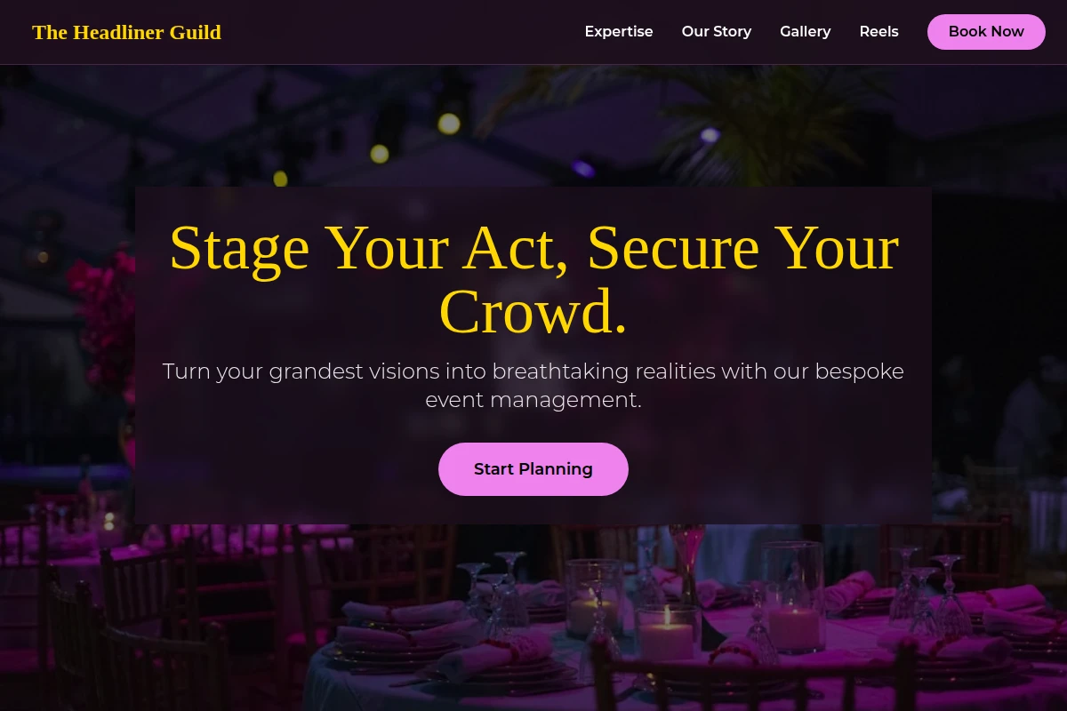 PunchUp Event Planning