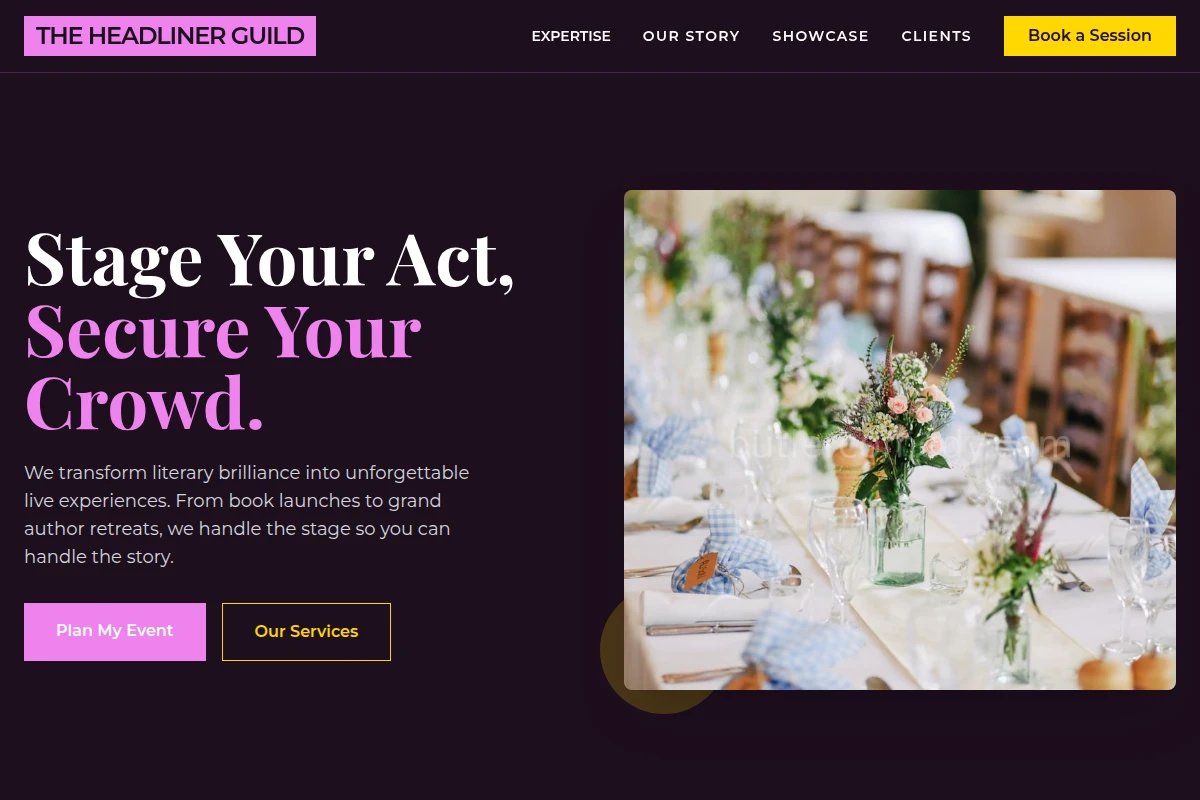 Writer Event Planning