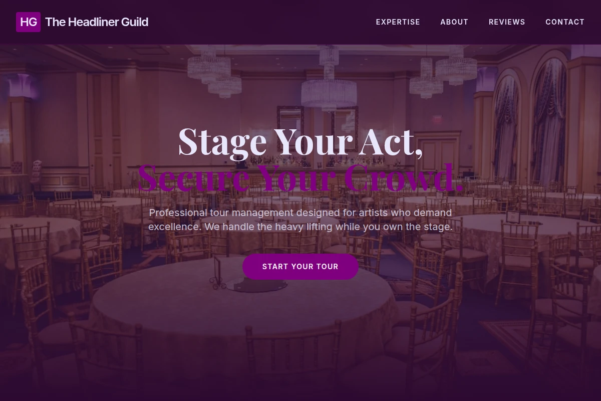 Tour Event Planning